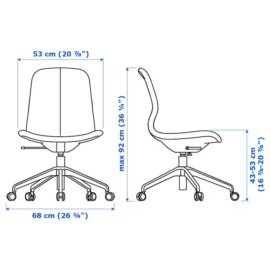 Cadeira de escritório IKEA LÅNGFJÄLL