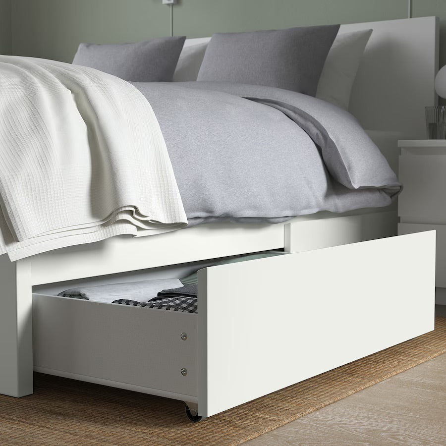 Cama casal IKEA Malm com gavetões