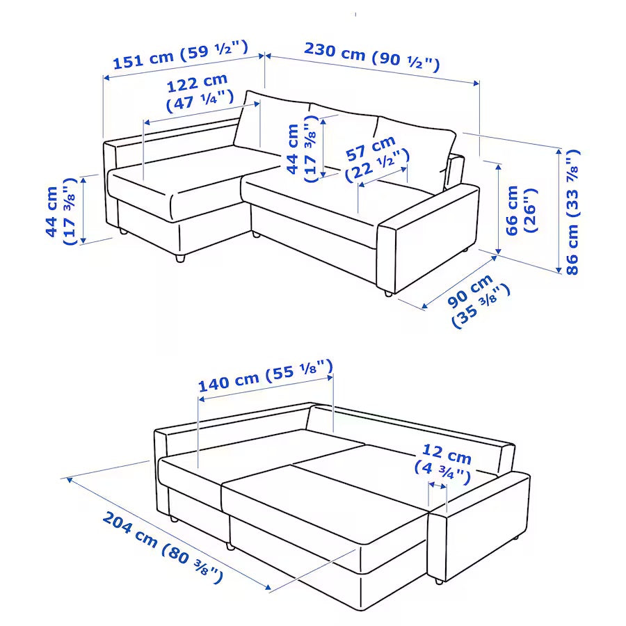 Sofá-cama IKEA Friheten